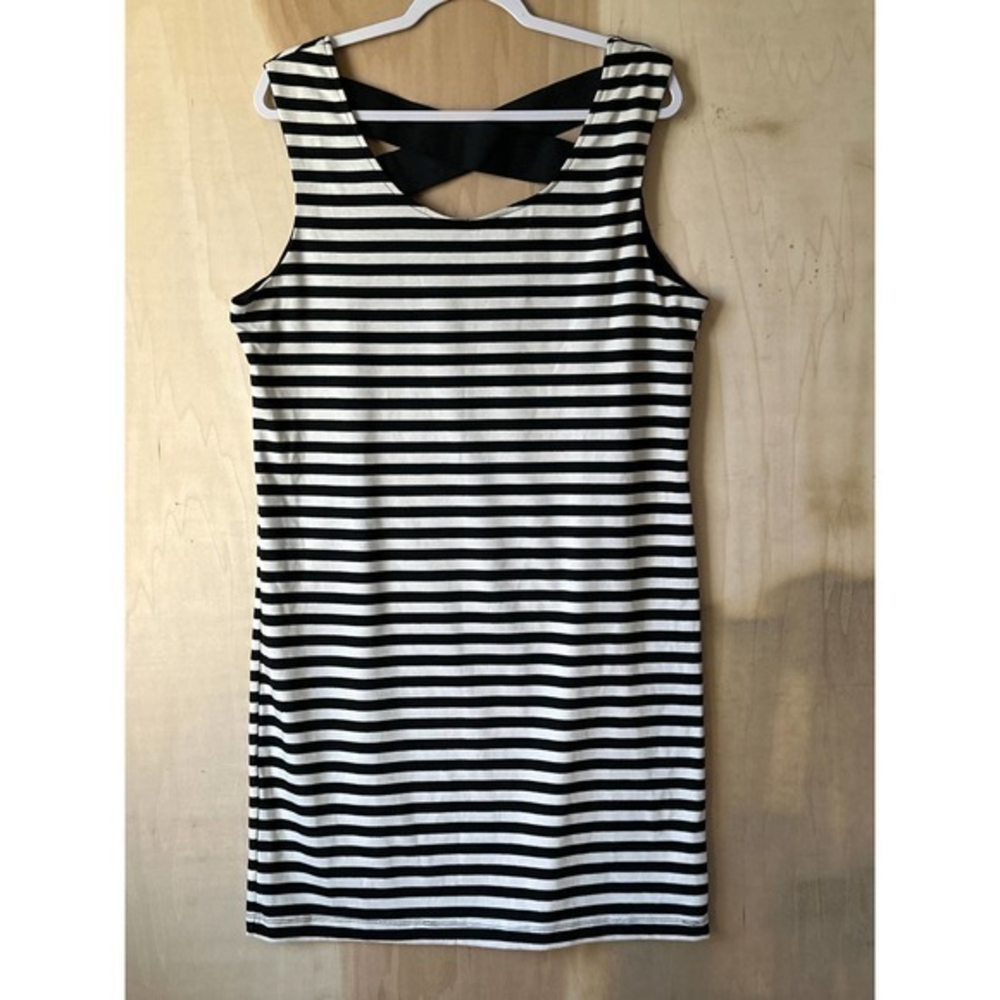AA Studio Dress Womens 16 Striped